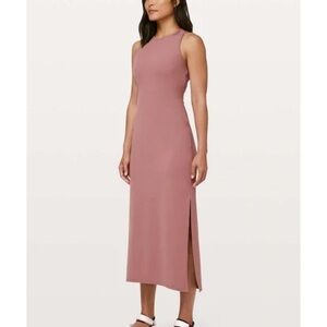 Lululemon Get Going Midi Mauve Dress NWOT